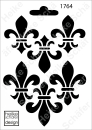 Schablone-Stencil A6 236-1764 - Franz. Lilien